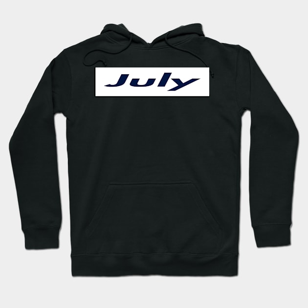 SUPER JULY LOGO Hoodie by Zodiac BeMac